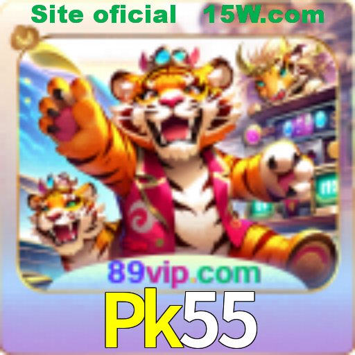 Imagem promocional da Pk55 mostrando a plataforma e suas vantagens